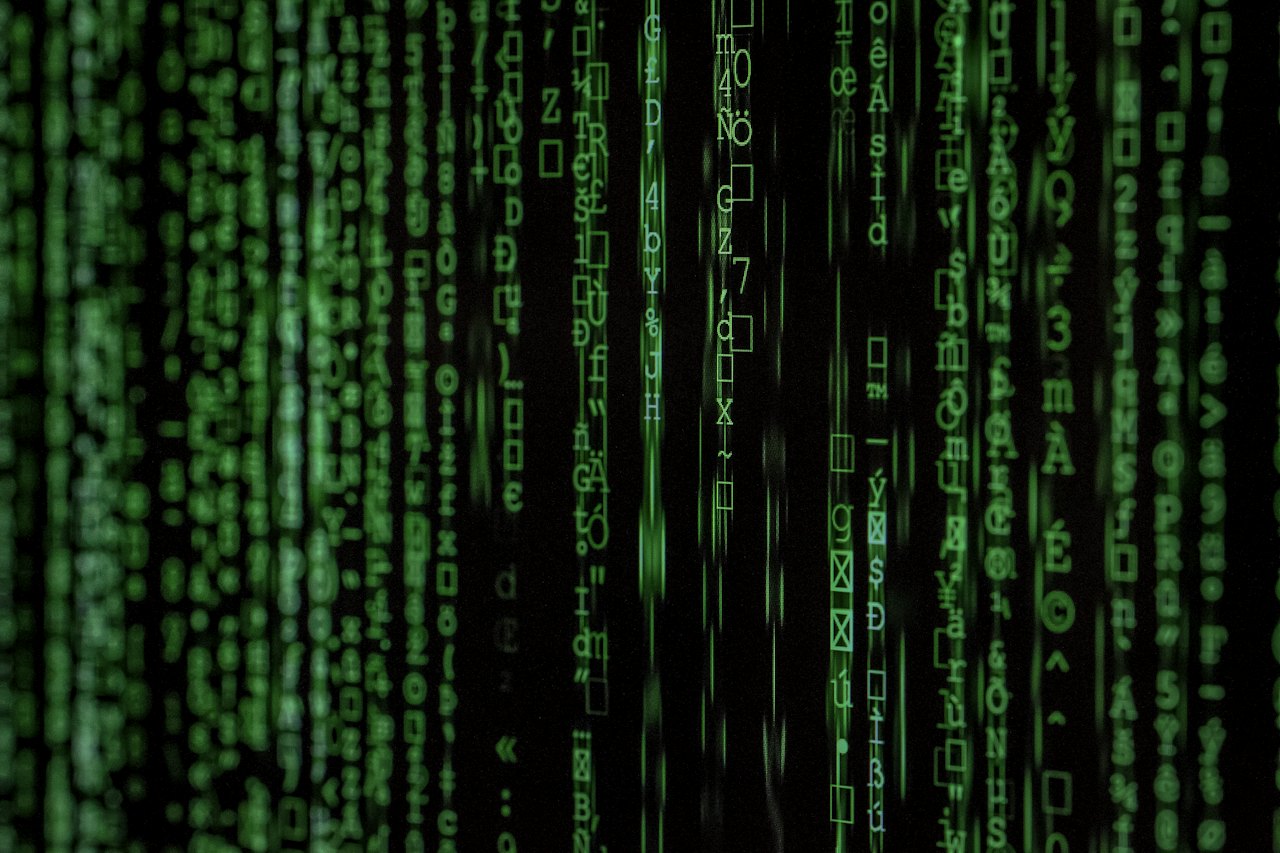 Digital data streams representing AI infrastructure